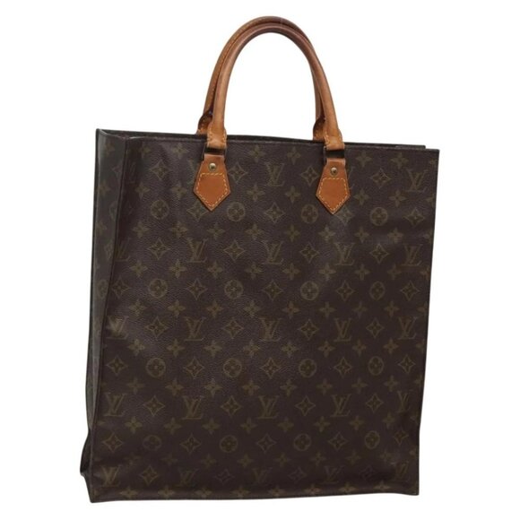 LOUIS VUITTON Monogram Sac Plat Hand Bag - Picture 1 of 16